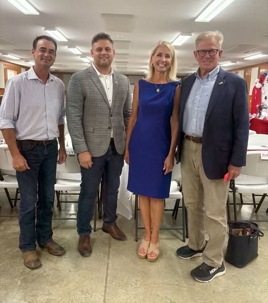 Cody Rose, second from left, with three others at a Marion County Republican event.